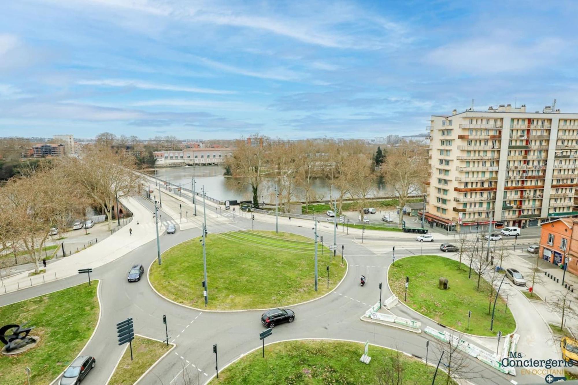 Appartement Fac 6 Vue Garonne - Tram- Parking à Toulouse Extérieur photo